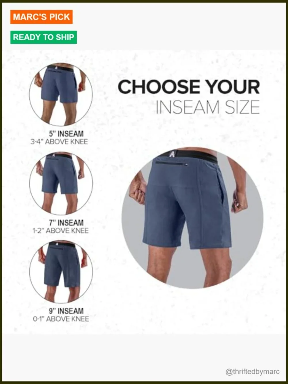 Men's Workout Shorts 5